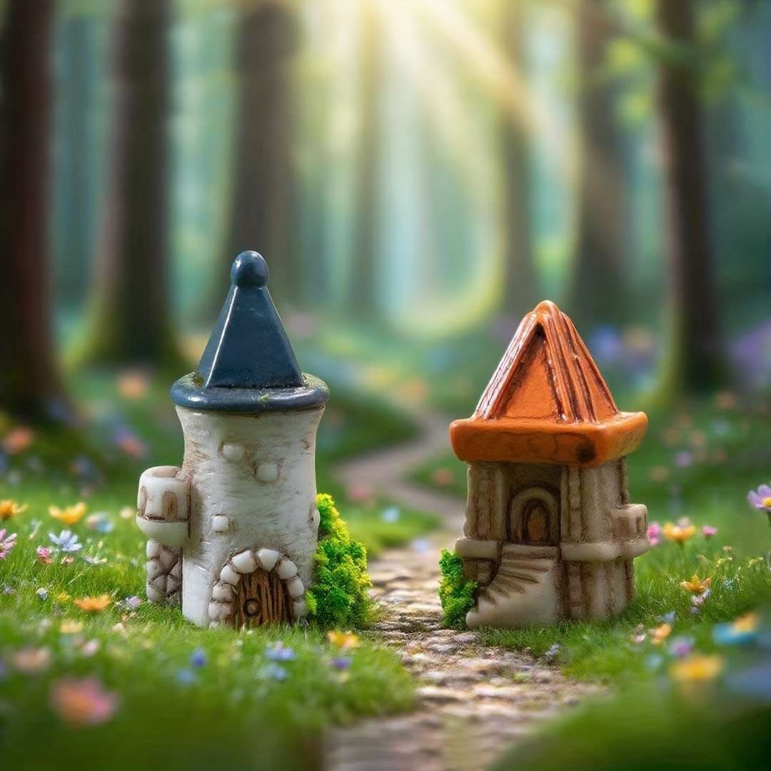 House Model Items 5Pcs Castle