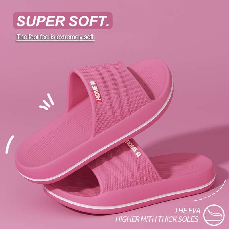 Men Slippers Summer Style Rose Pink Size Uk 7.5 To 8