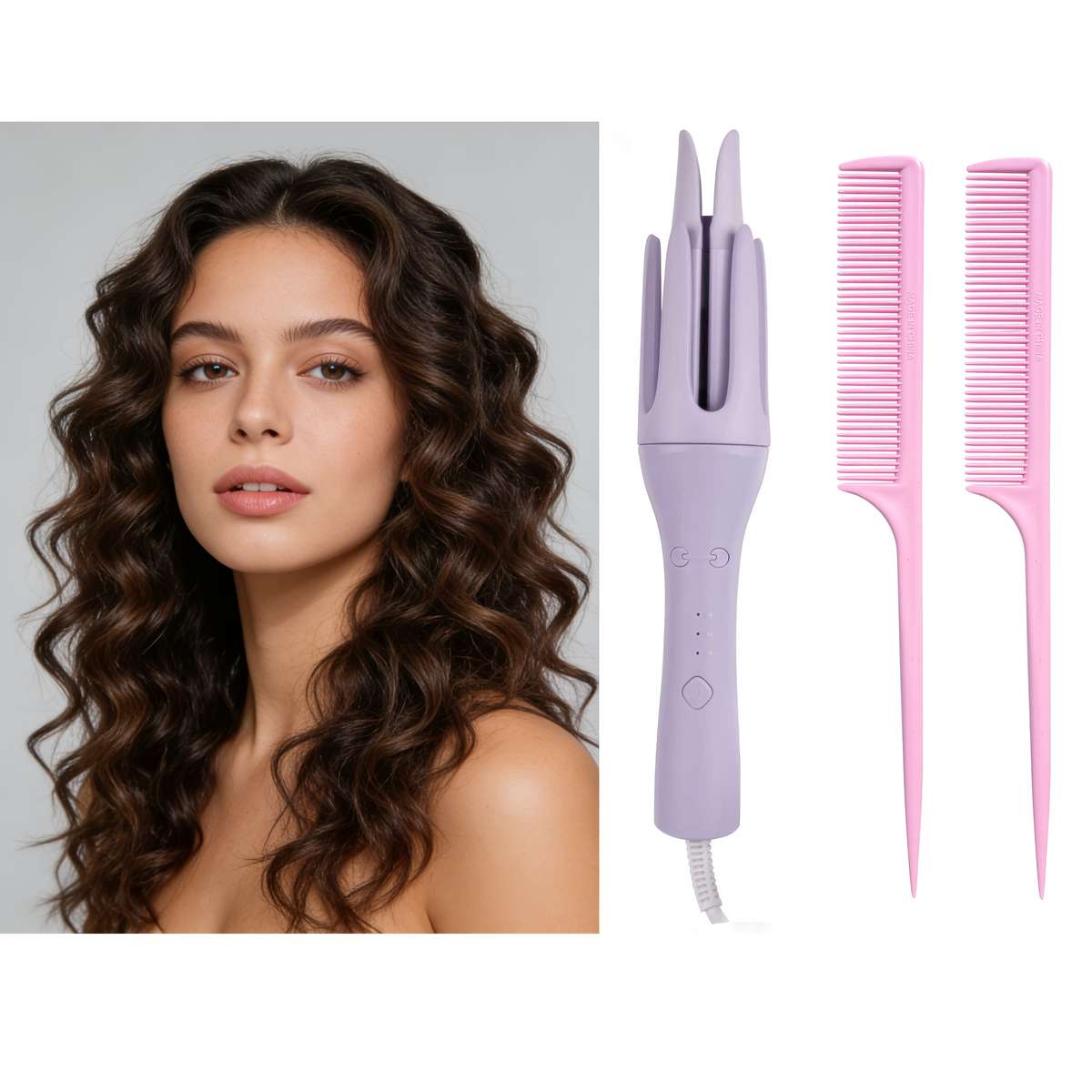 Curling Iron Color White