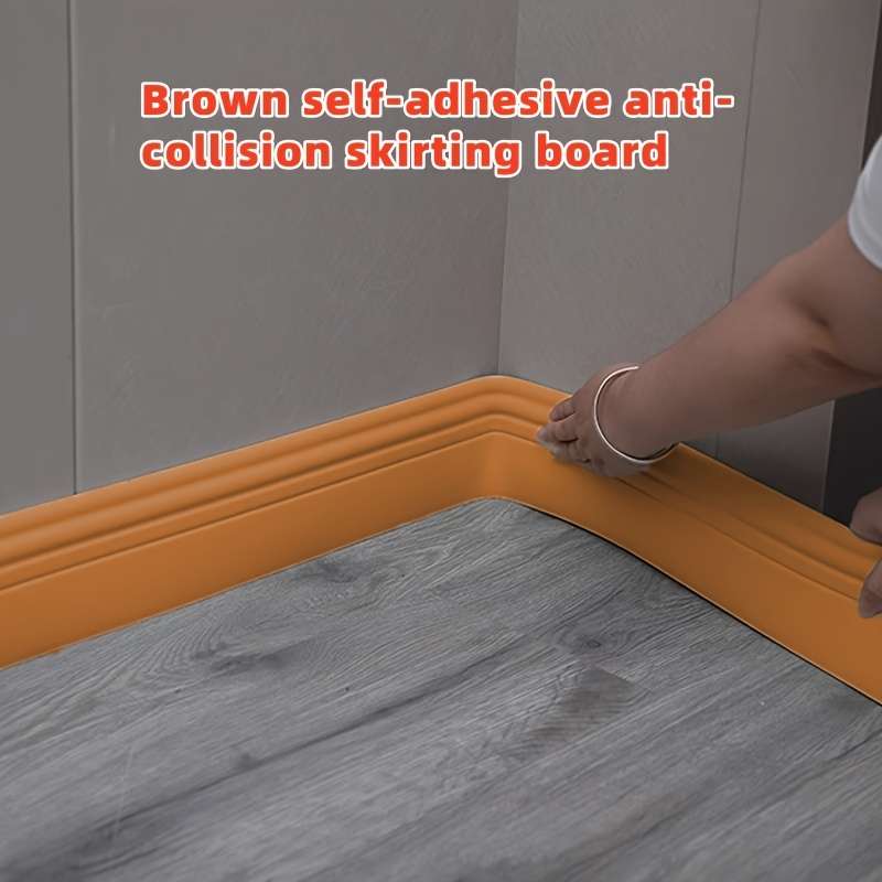 Skirting Board 3.14In*118.11In8Cm*3M Items Black