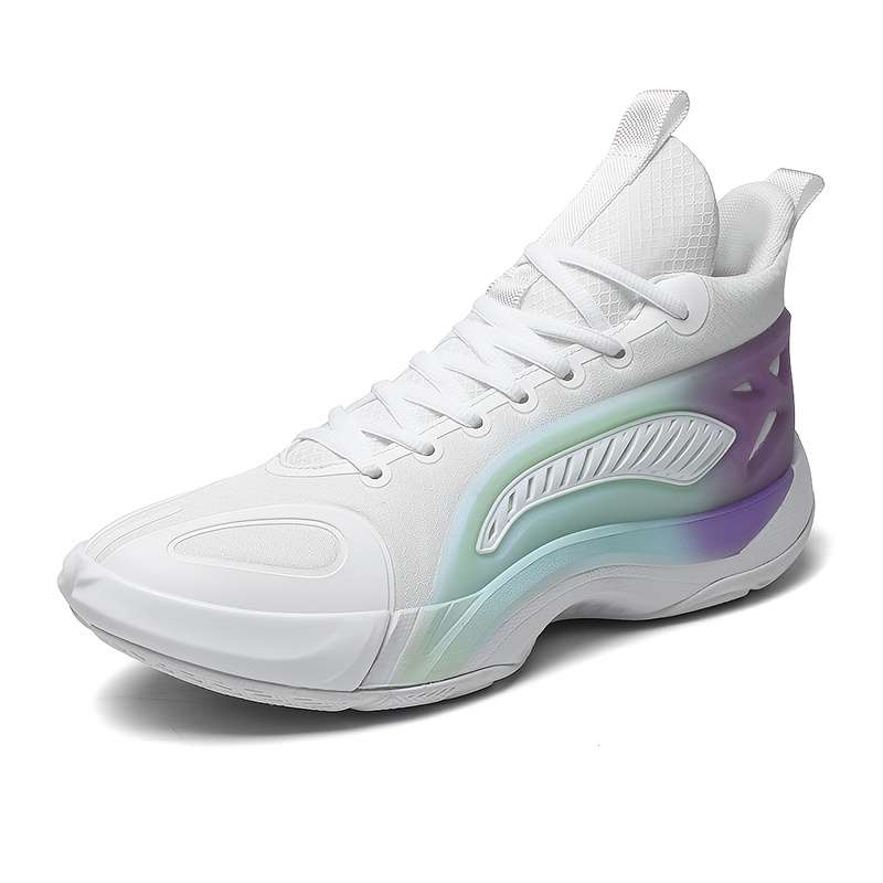 Sneakers White Purple Size Uk 7.5