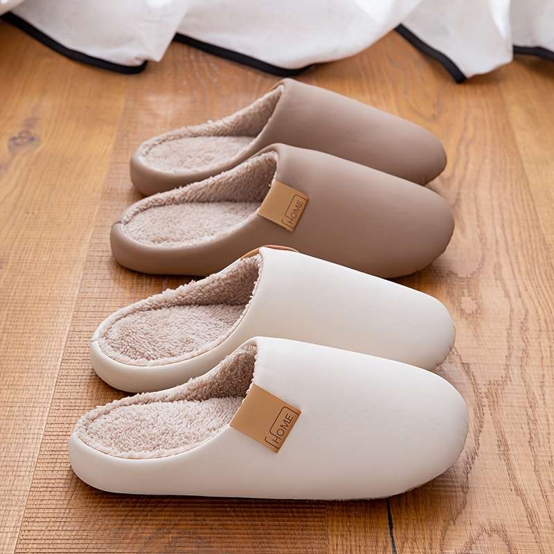 Cotton Slippers Color Rust Sizeuk 6.5-7