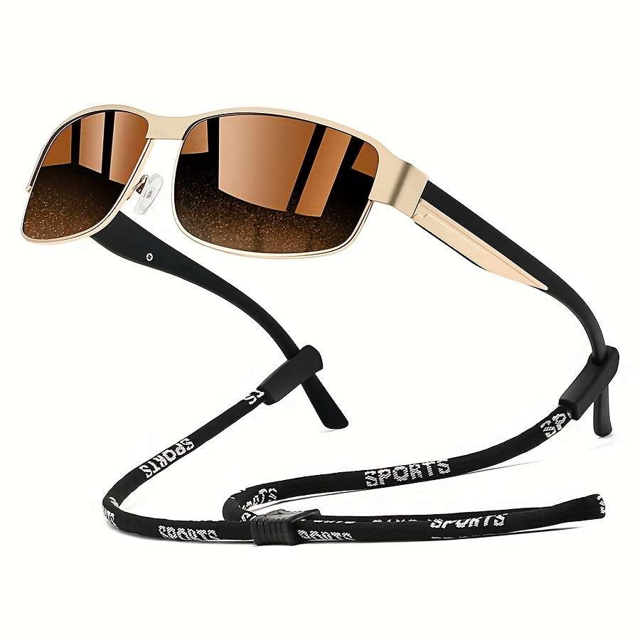 Mens Glasses Color Golden Brown