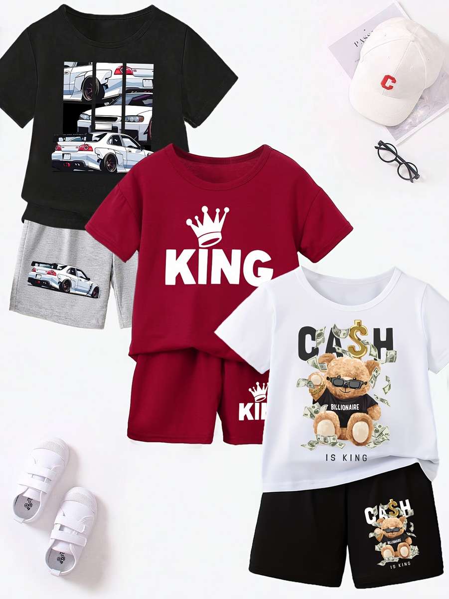 Boys T Shirt Color Mixed Color Size4-5Y