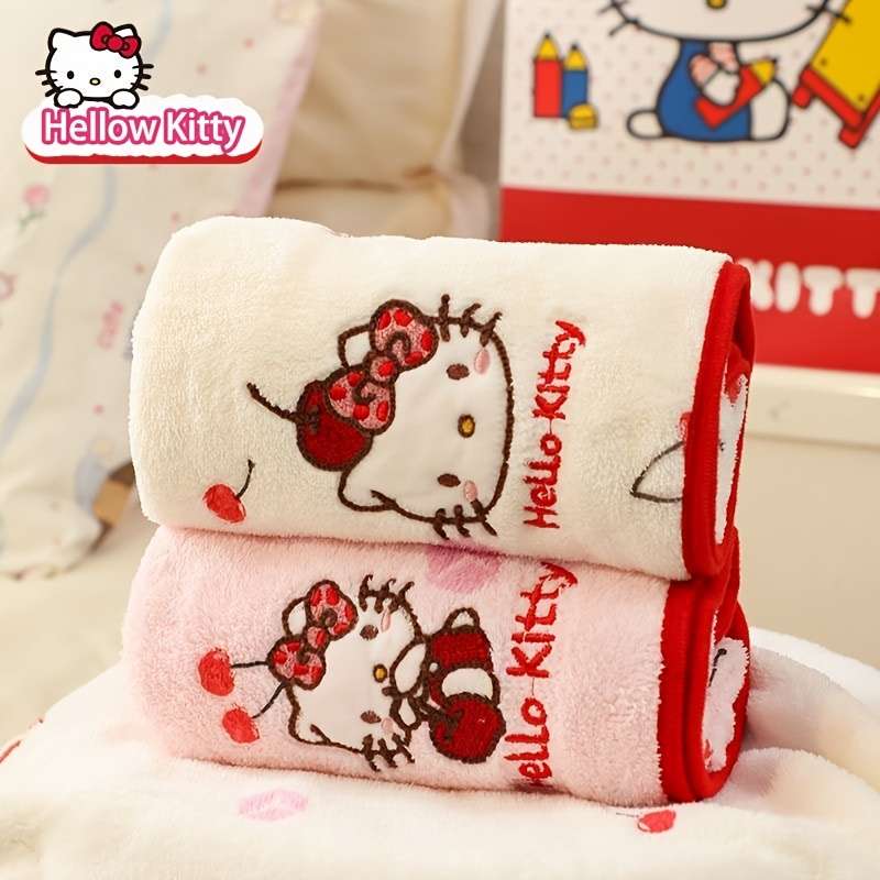 Hair Turban Cherry Kitty Dry Hair CapWhite
