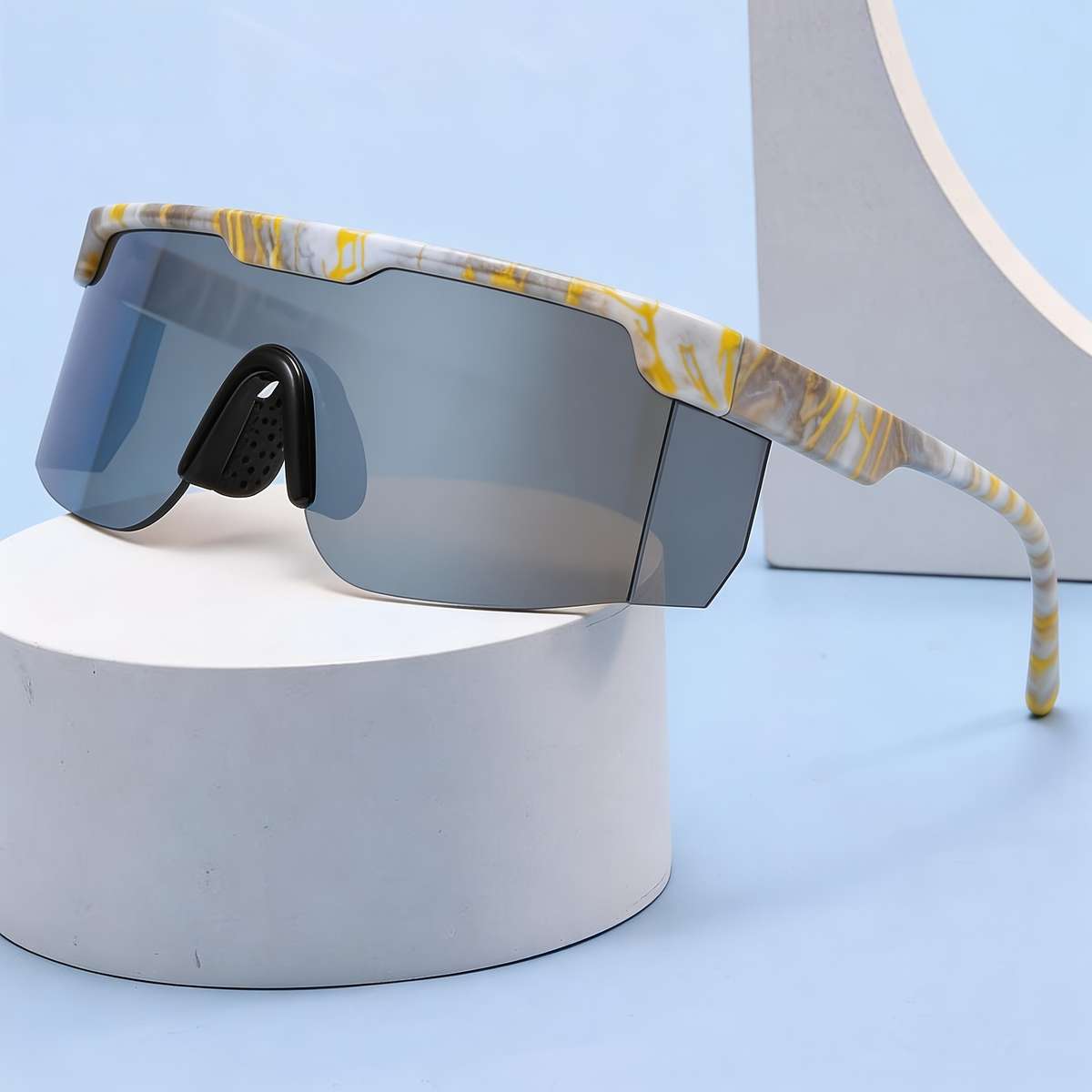Cycling Glasses Color Speckled Frame Tea Tablets  Glasses Cloth