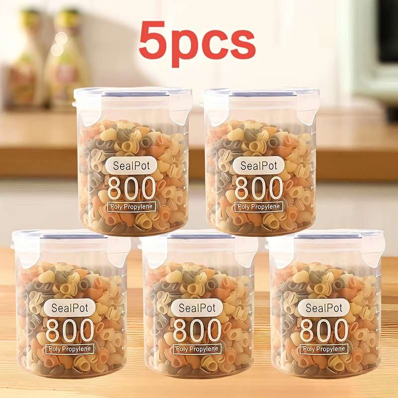Sealed Jar Color Transparent Quantity5Pcs