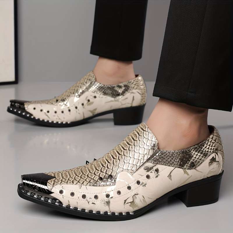 Mens Leather Shoes Color White Sizeuk 10.5