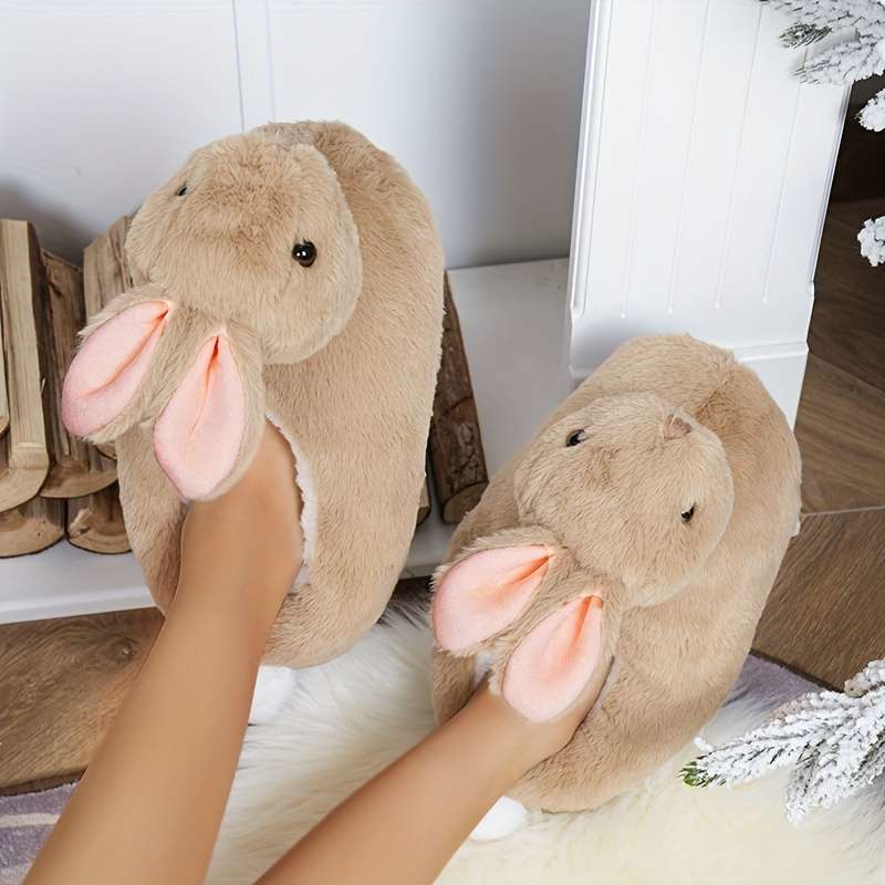 Cotton Slippers Color Camel Sizeuk 7