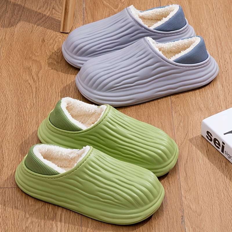 Cotton Slippers Color Grey Sizeuk 3.5-4
