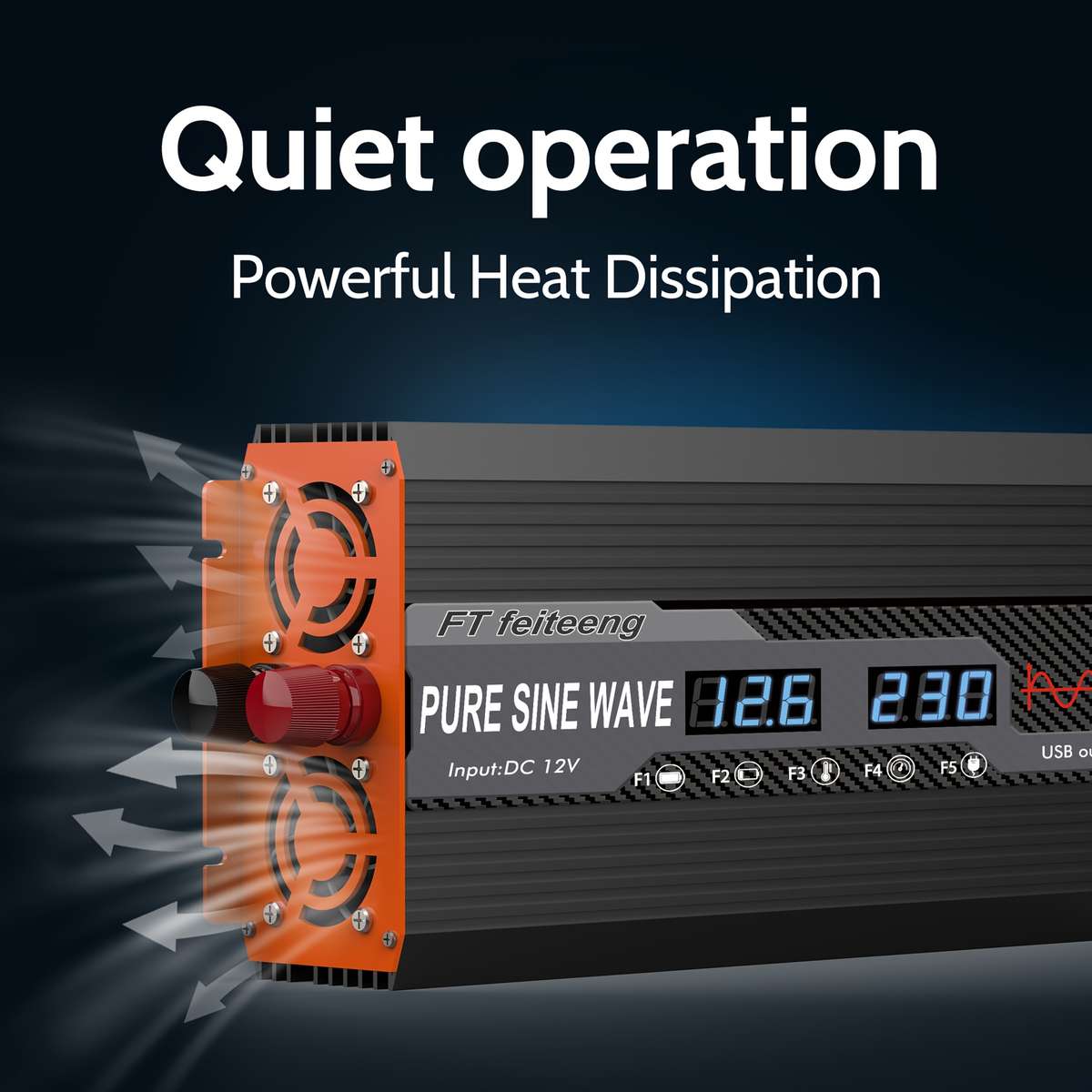 Inverter Model 12V 220V 6000W