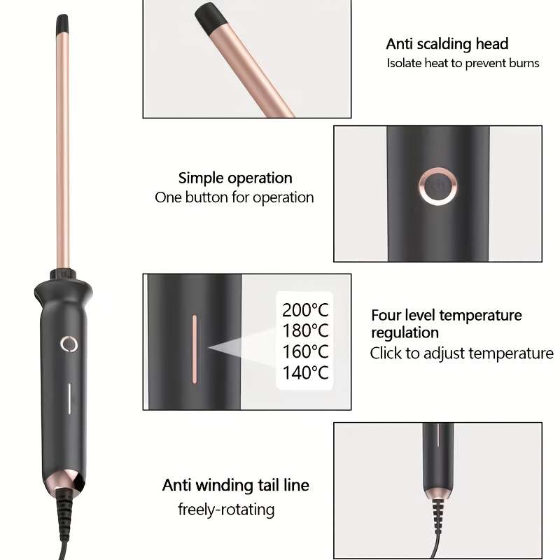 Curling Iron Style 1M Champagne