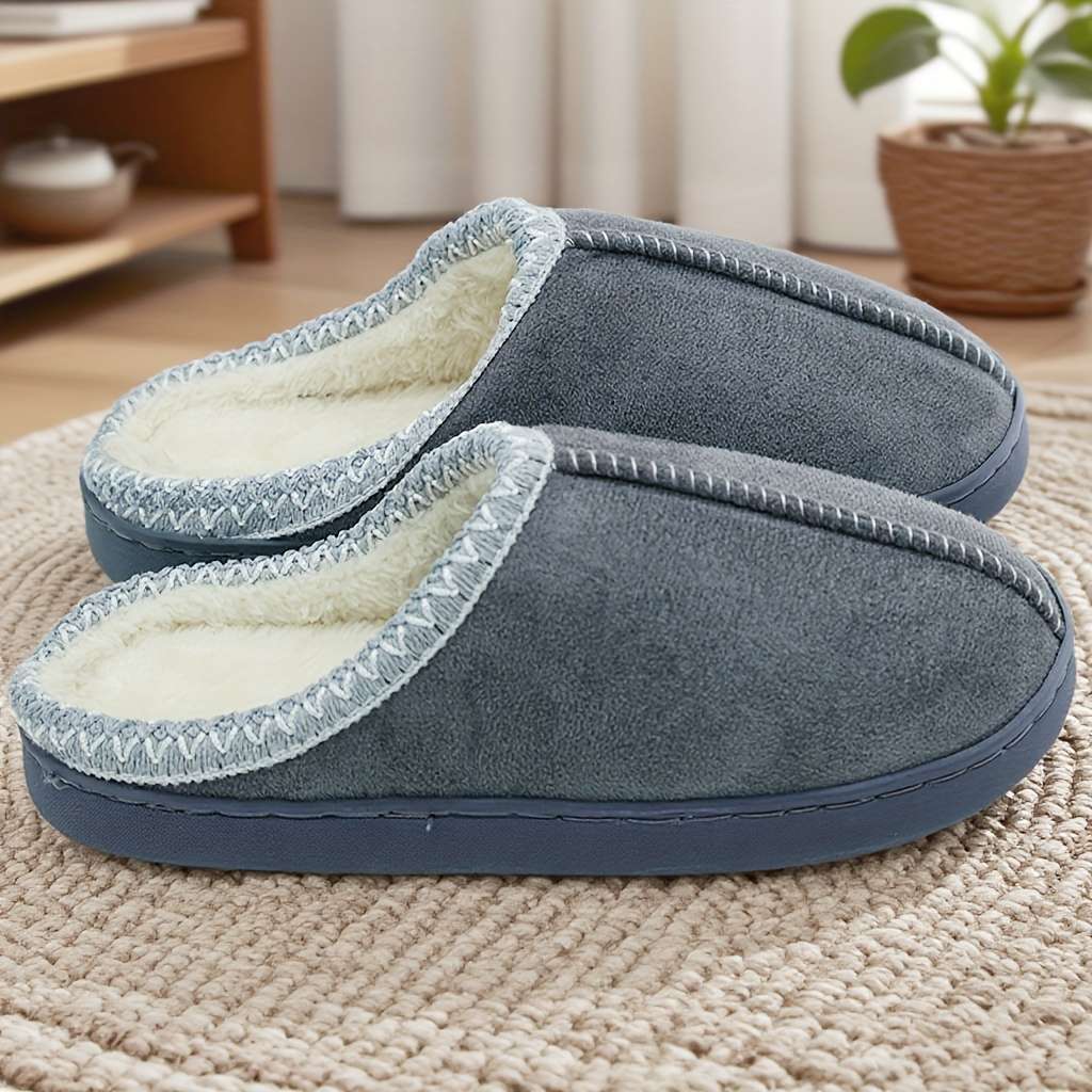 Cotton Slippers Color Grey Sizeuk 7.5-8
