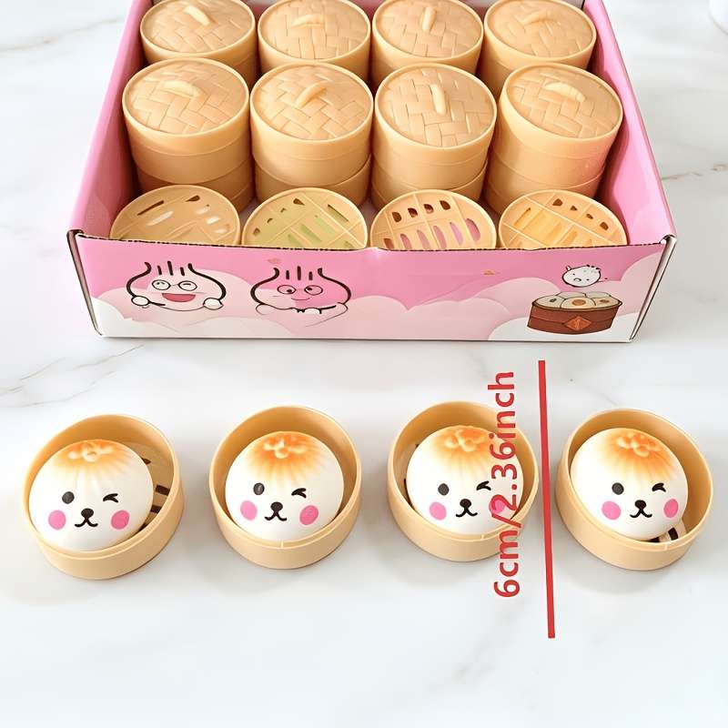Squeezable Toys Color Baozi Steaming Basket Lid