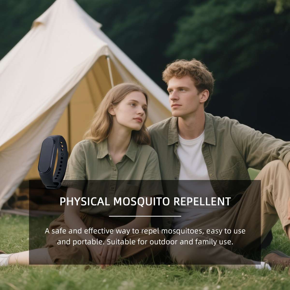 Mosquito Repellent Bracelet Quantity Premium White 2 Boxes