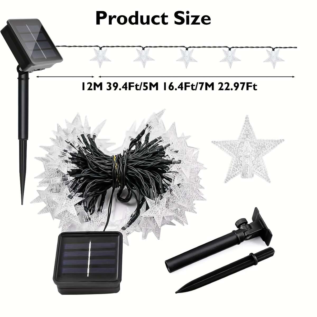 Christmas Lights Multicolor Model 7M 22.97Ft 50Led