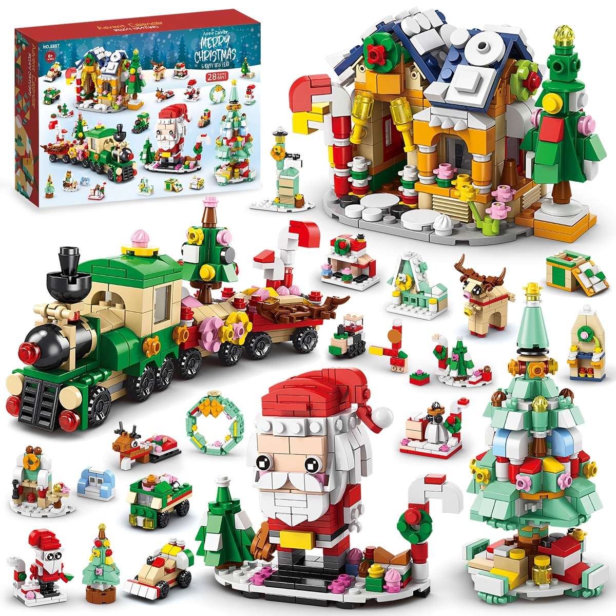 Building Toy Architectural Model Toy Set Style Building Blocks 2