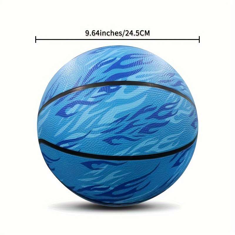 Basketball Color Flame Blue No. 7