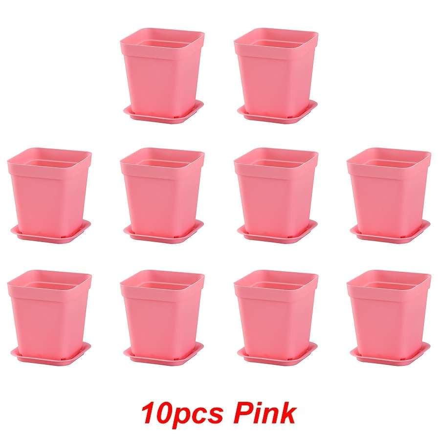 Flowerpot Items 10Pcs Yellow