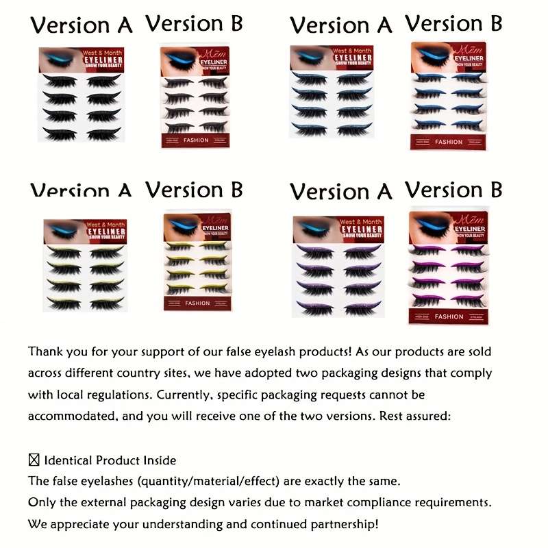 Natural Lash Extensions Color Pink Model Flat Packaging 25mm