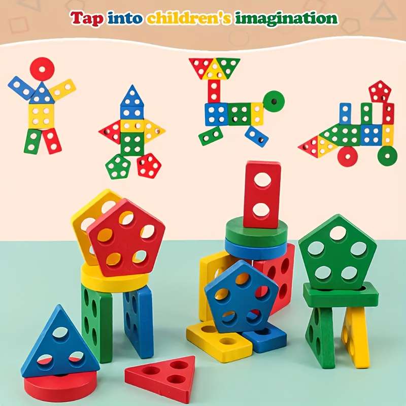 Childrens Toys Model Five Sets Of Columns