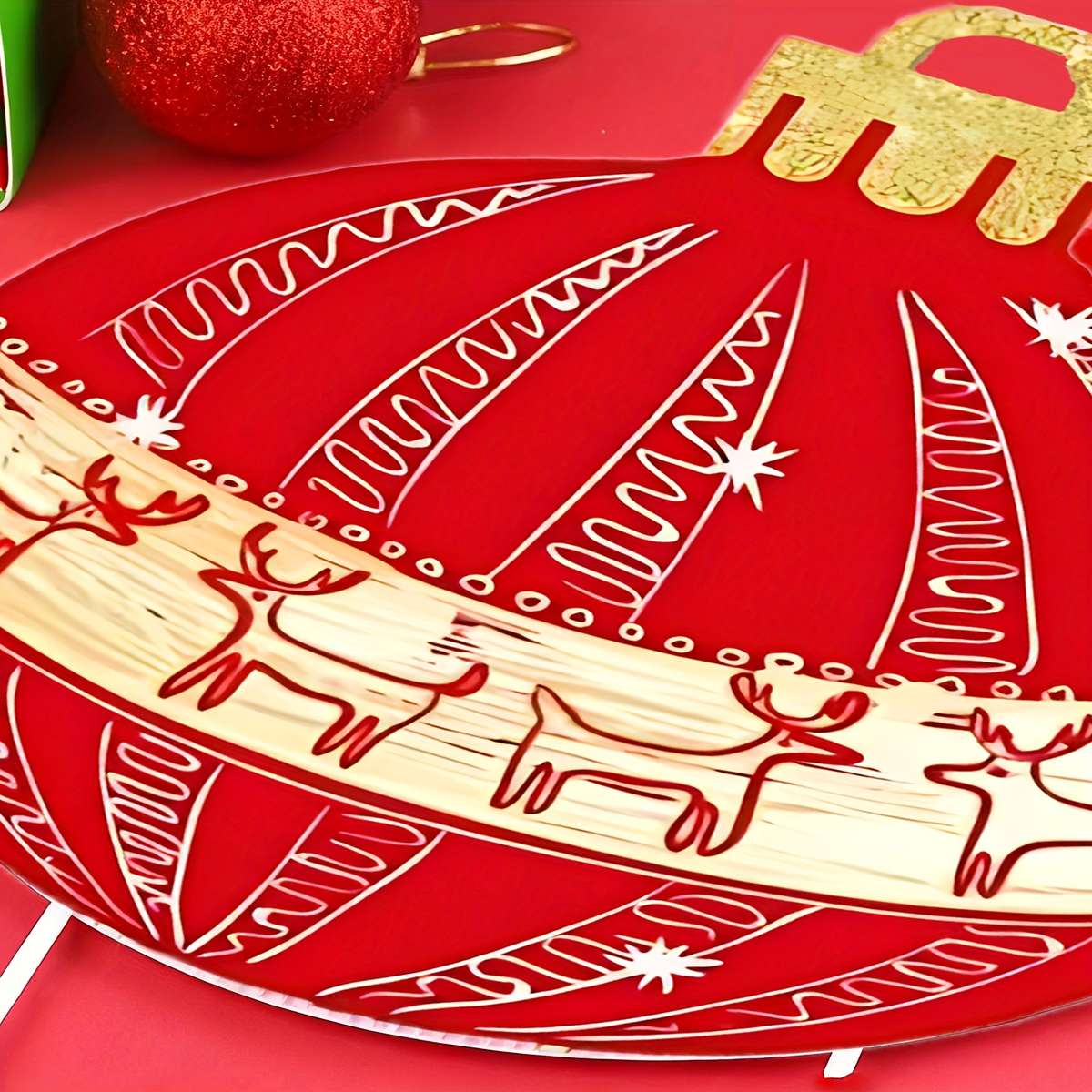 Christmas Decorations Color Polychrome Quantity 6Pcs