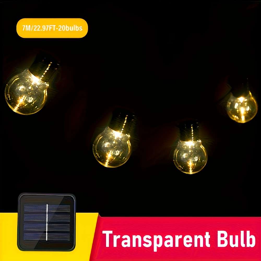String Lights Size 7M 22.97Ft 20Bulbs