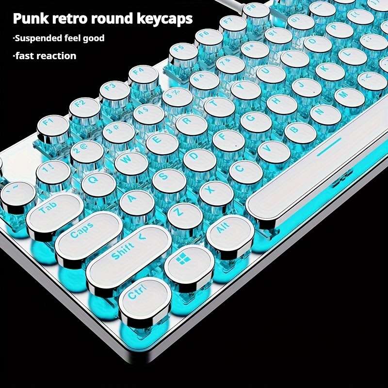 Portable HighQuality Build For Laptop Desktop Eweadn Punk Typewriter Mechanical