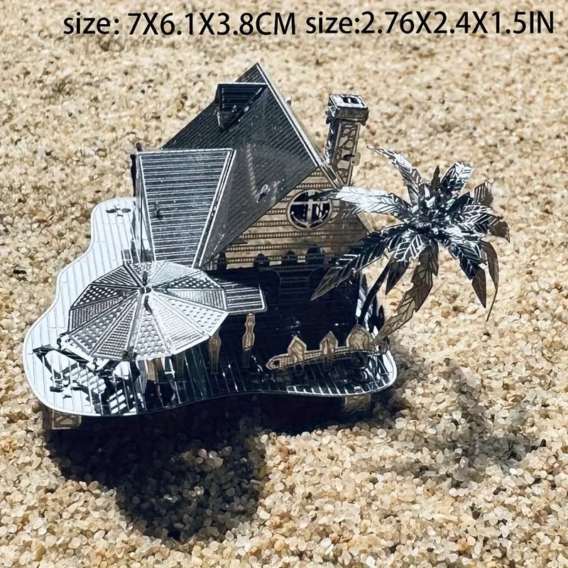 Building Toy Architectural Model Toy Set Style Beach Huts