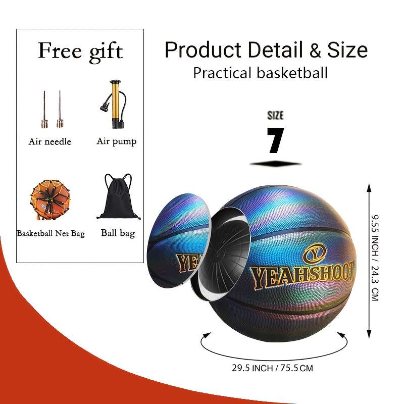 Basketball Model Ysmoisture Absorbing Gradient Rainbow