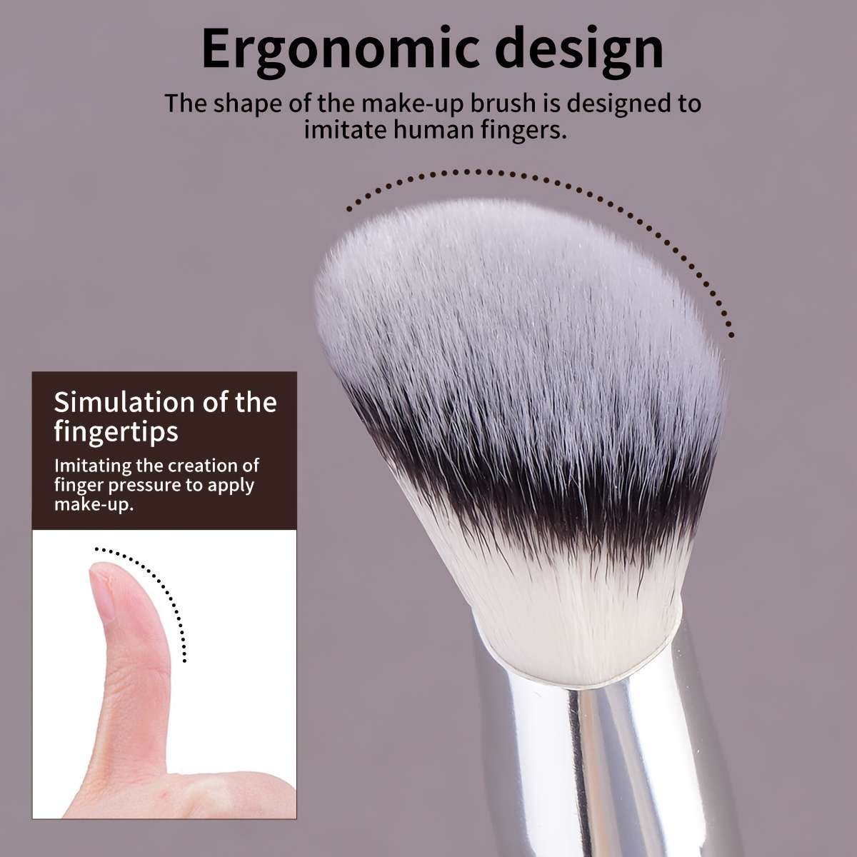 Makeup Brush Set Color Black Quantity2S