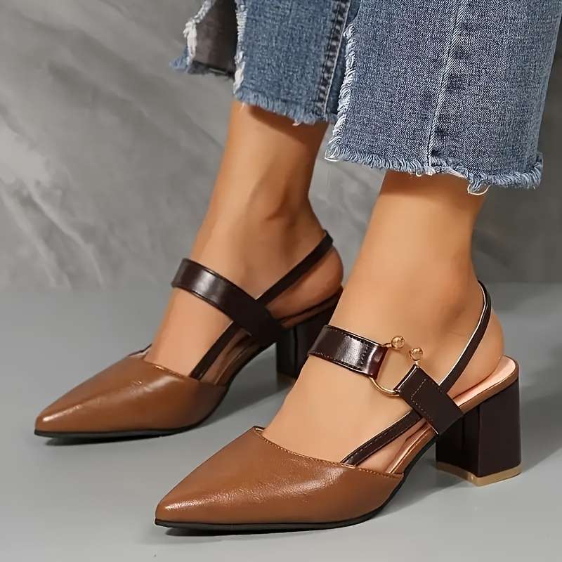 Women S High Heels Color Light Brown1 Sizeuk 5