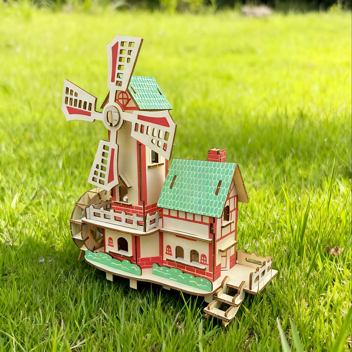 3D House Model Ornaments Items Mill Cottage
