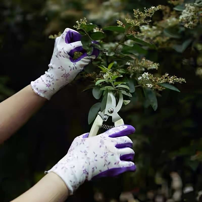 Garden Supplies Color Purple Quantity 4Pcs 2Pairs