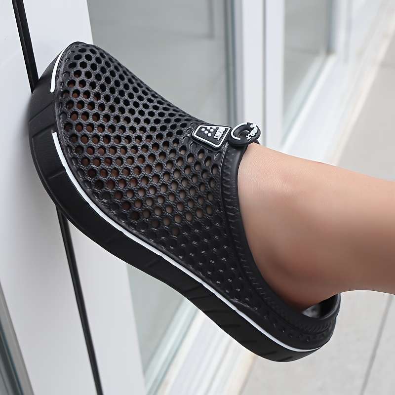 Men Slippers Summer Style Grey Size Uk 6