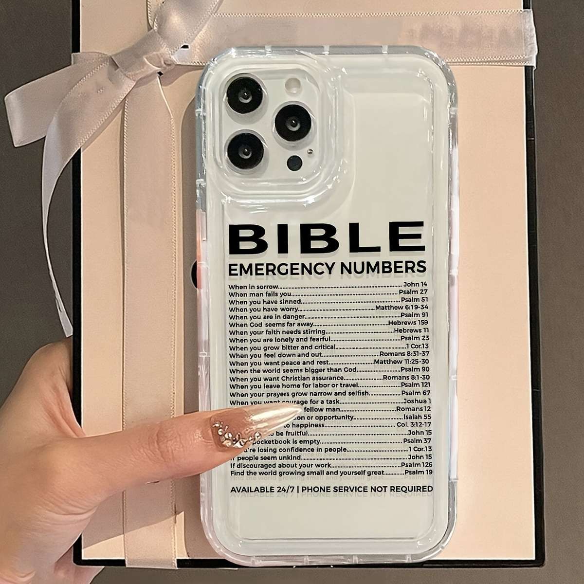 Transparent For iPhone Phone Case