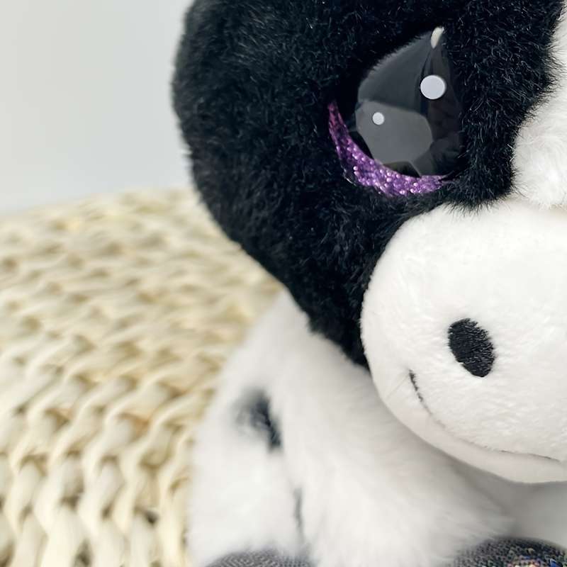 Plush Toyss color White And Black size 19.99 cm
