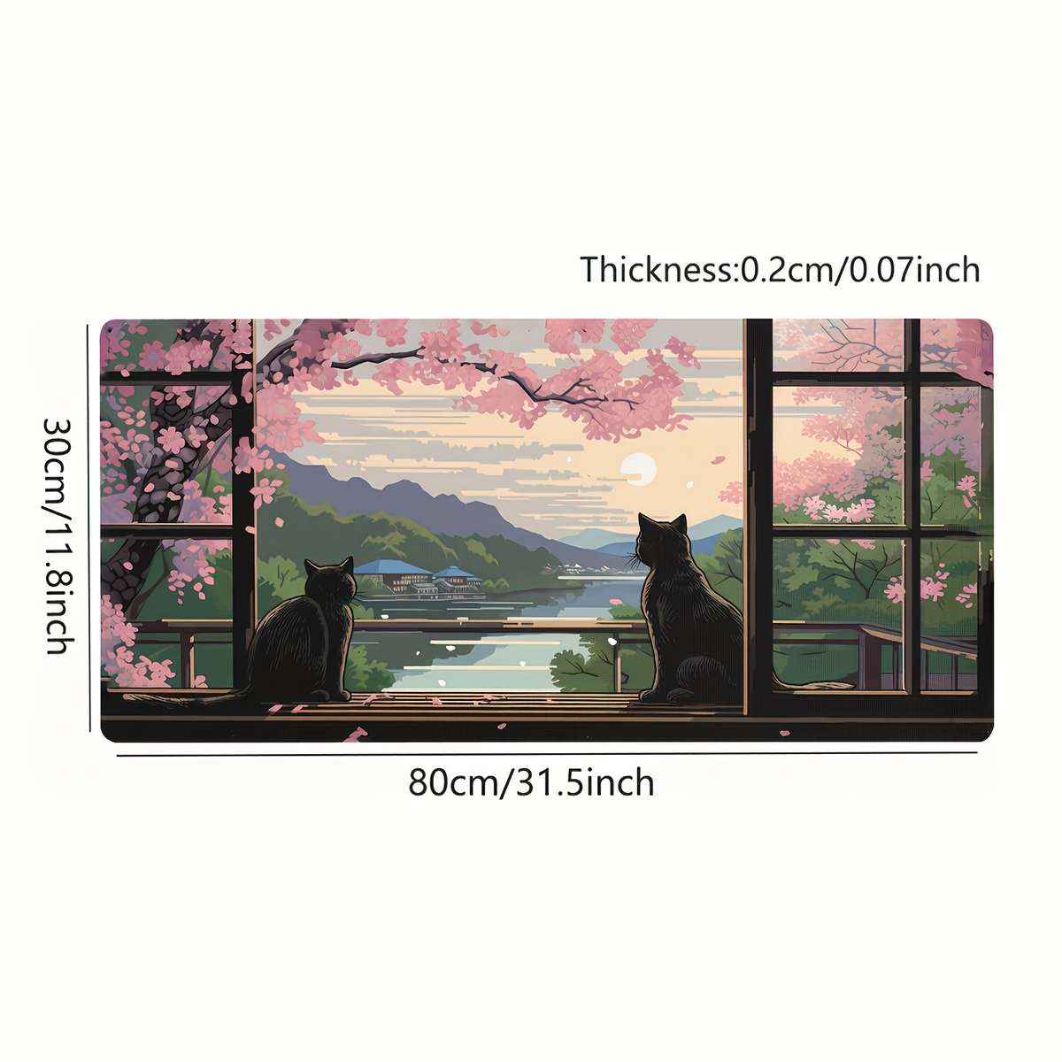 Mouse Pad Size 27.5Inch X 11.8Inch