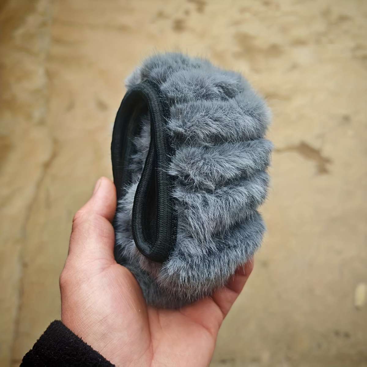 Car Steering Wheel Cover Grey