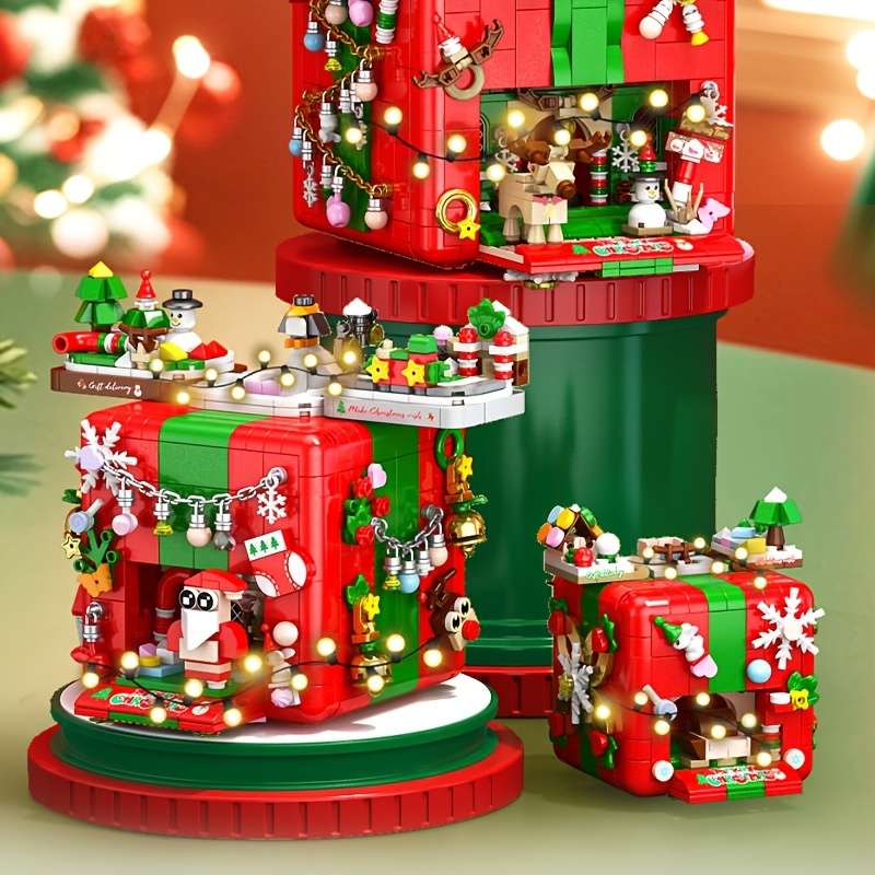 Building Toy Architectural Model Toy Set Model Holiday Season Box 1873Pcs