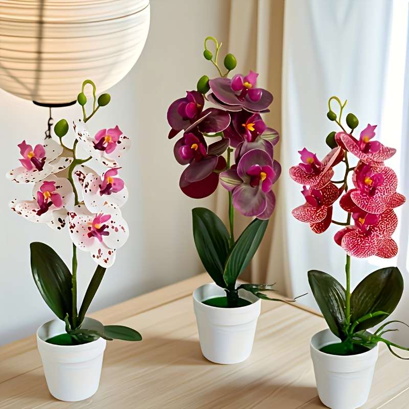 Simulated Flower Color Mix Colors Quantity3Pcs