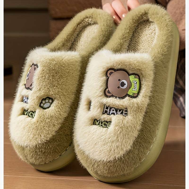 Cotton Slippers Color Grey Sizeuk 7.5-8