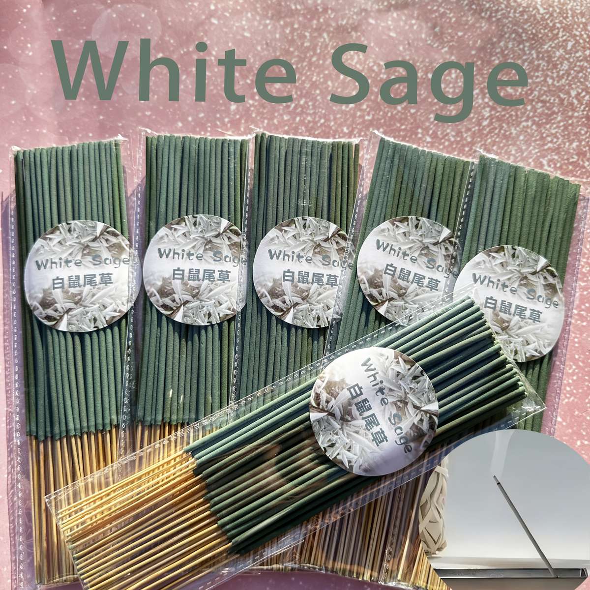 Scenteincense Sti Quantity 10 Pieces Pack White Sage Incense Sticks