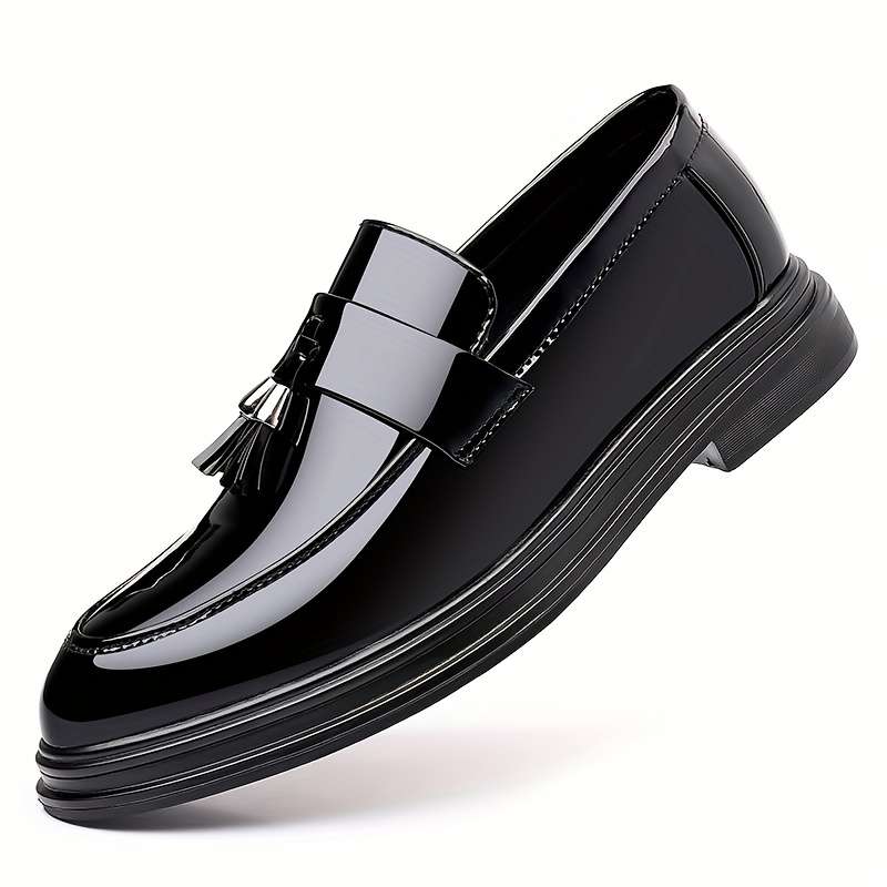Mens Leather Shoes Color Black Sizeuk 7