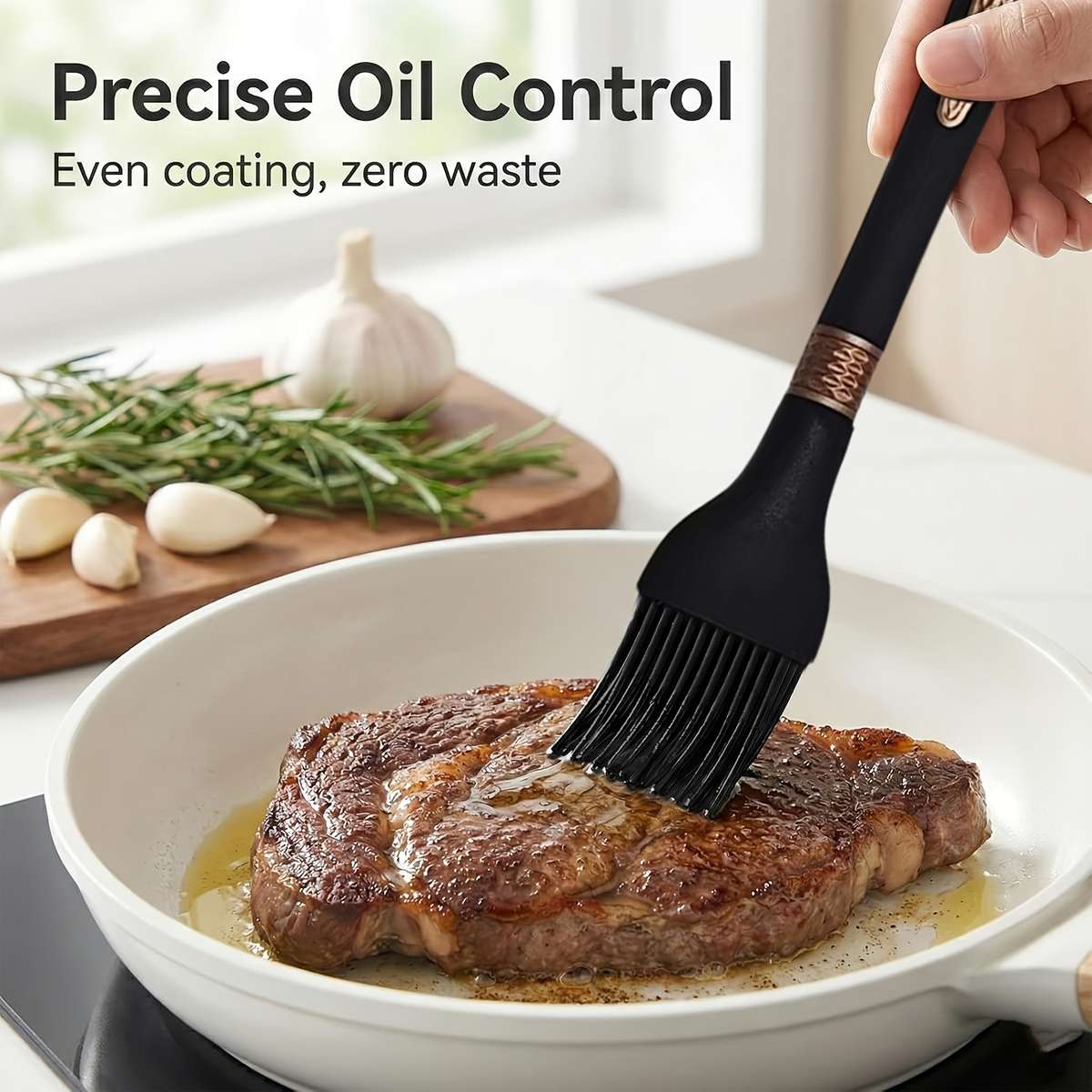 Baking Brush Color 2Pcs Whiteblack
