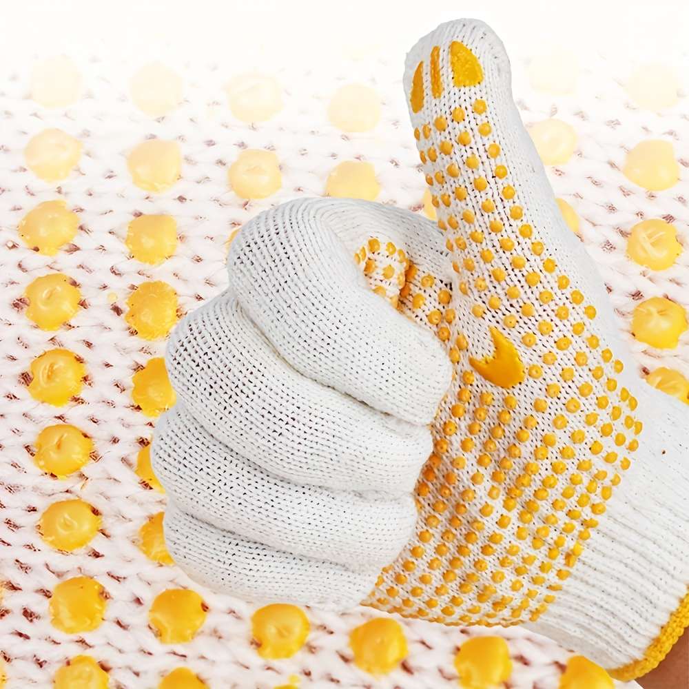 Work Gloves Color 2Pcs Random Color
