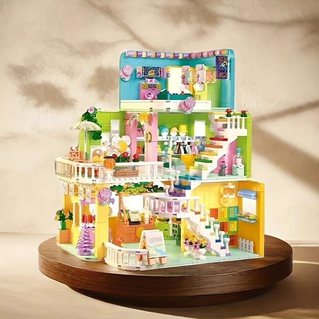 Building Toy Architectural Model Toy Set Quantity 1435Pcs