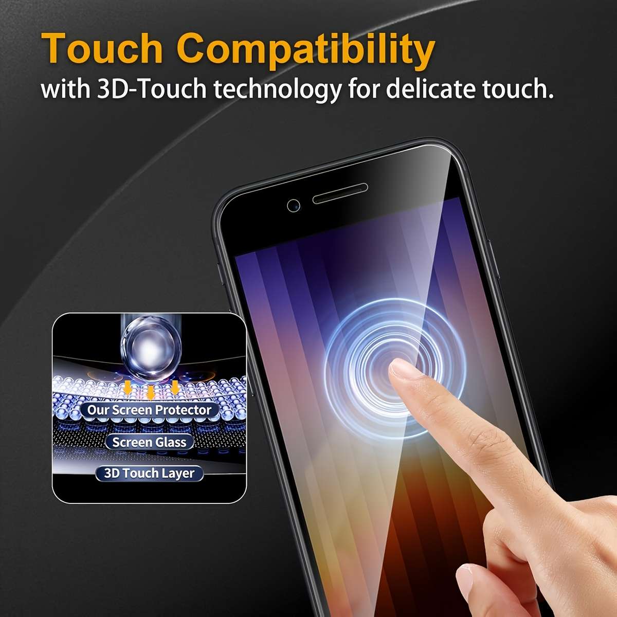 Screen Protector Color 4 Piecestransparent Compatible Model Iphone X