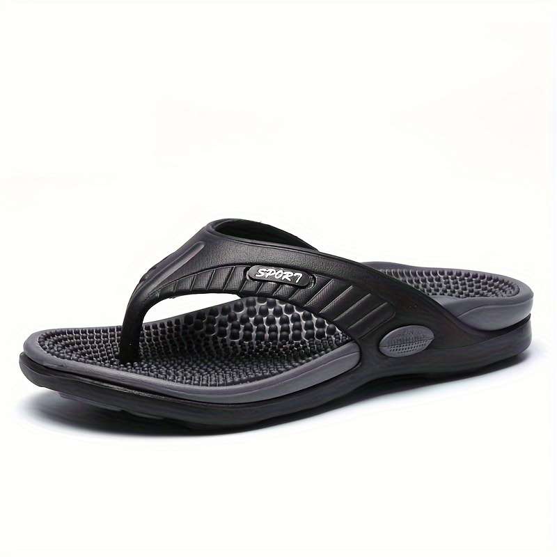 Men Slippers Summer Style Red Size Uk 7