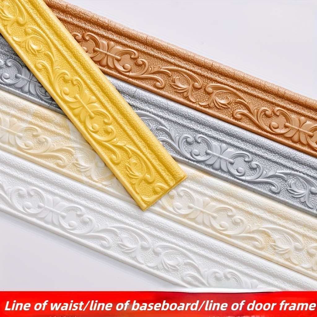 Skirting Board European Flower Topaz Size Long 220Cm*Wide 8Cm